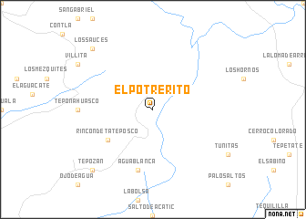 map of El Potrerito