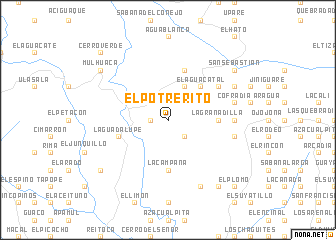 map of El Potrerito
