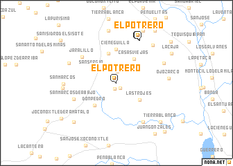 map of El Potrero