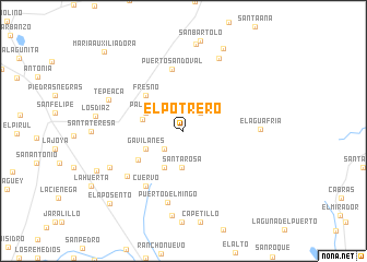 map of El Potrero