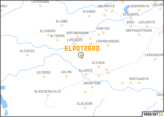 map of El Potrero