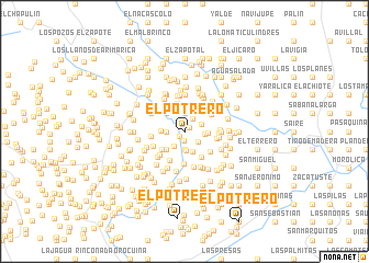 map of El Potrero