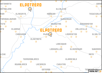 map of El Potrero