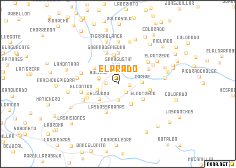 map of El Prado