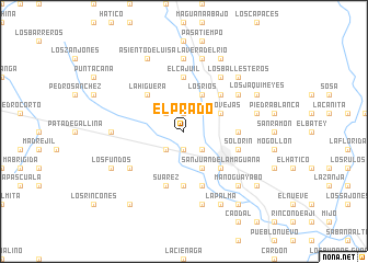 map of El Prado