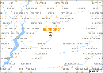 map of El Provo