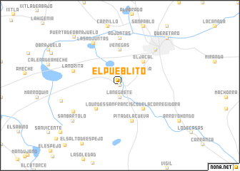map of El Pueblito