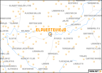 map of El Puente Viejo