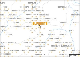 map of El Puente