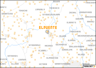 map of El Puente