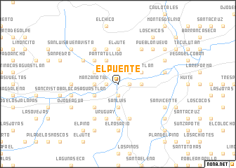 map of El Puente