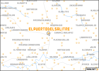 map of El Puerto del Salitre