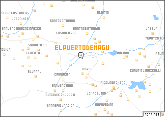 map of El Puerto de Magú