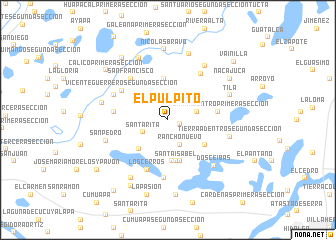 map of El Púlpito