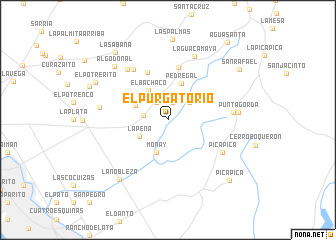 map of El Purgatorio