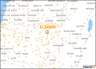 map of El Qabaâ