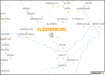 map of El Quebrachal