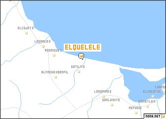 map of El Quelele