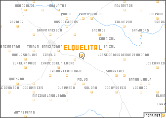 map of El Quelital