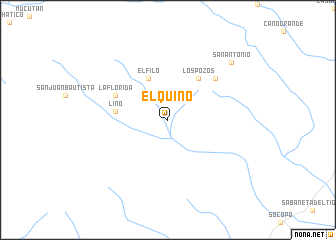 map of El Quino