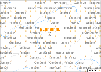 map of El Rabinal