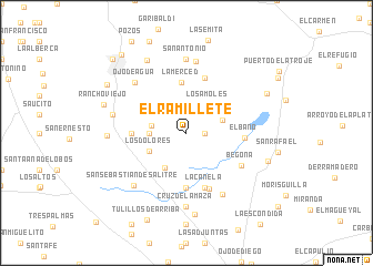 map of El Ramillete