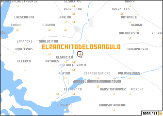 map of El Ranchito de los Angulo
