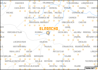 map of El Rancho