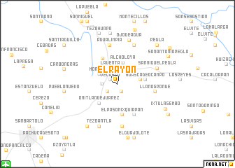 map of El Rayón