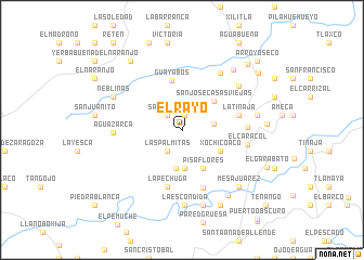 map of El Rayo