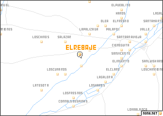 map of El Rebaje