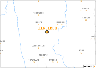 map of El Recreo