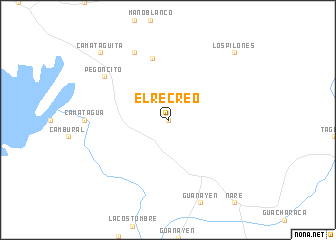 map of El Recreo