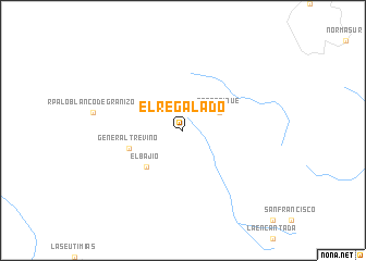 map of El Regalado
