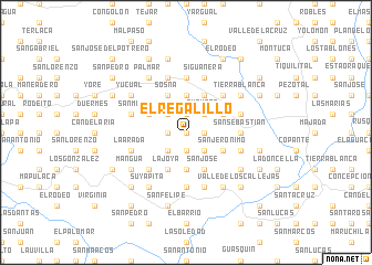 map of El Regalillo