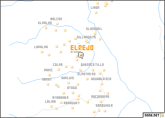 map of El Rejo