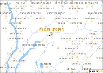 map of El Relicario