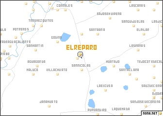 map of El Reparo