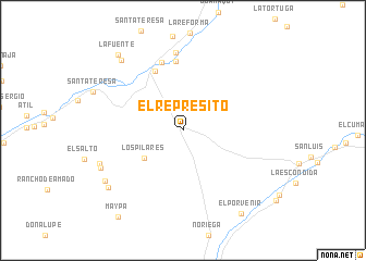 map of El Represito