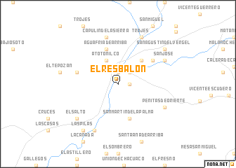 map of El Resbalón