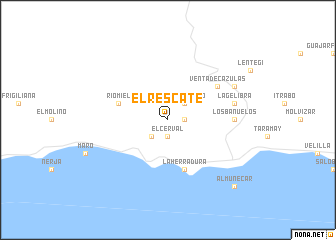 map of El Rescate