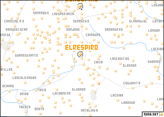 map of El Respiro