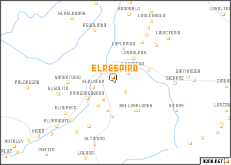 map of El Respiro