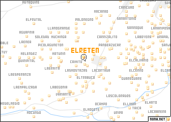 map of El Reten