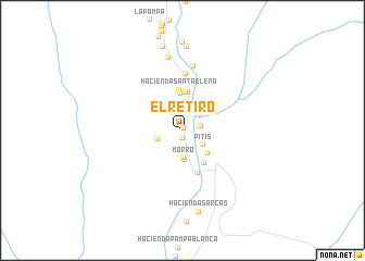 map of El Retiro