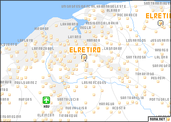 map of El Retiro