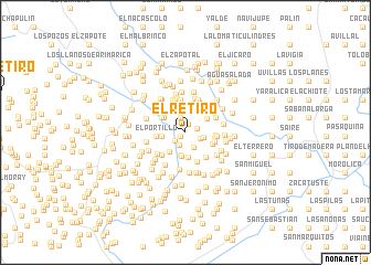 map of El Retiro