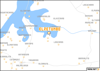map of El Retumbo