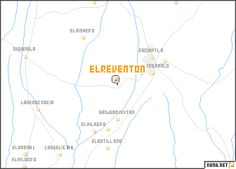 map of El Reventón