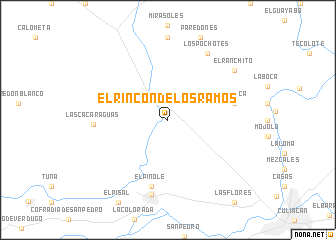 map of El Rincón de los Ramos
